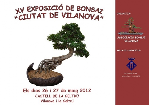 Cartel XV Exposició de Bonsai Ciutat de Vilanova