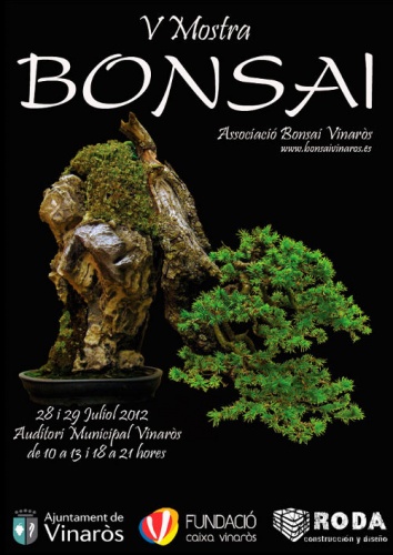 Cartel V Mostra Bonsai - Asociació Bonsai Vinaros