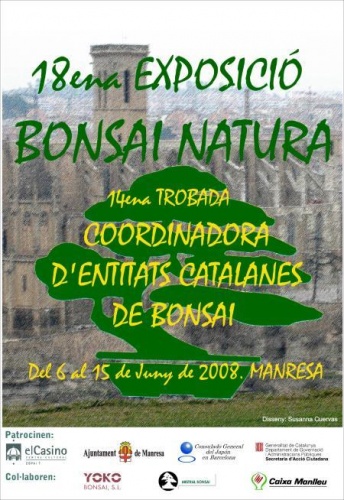 Cartel 18 Exposicion Bonsai Natura