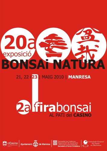 Cartel Exposicion Bonsai Natura y Feria del Bonsai