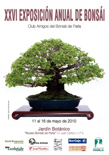 Cartel Club Amigos del Bonsai de Parla - XXVI Exposicion